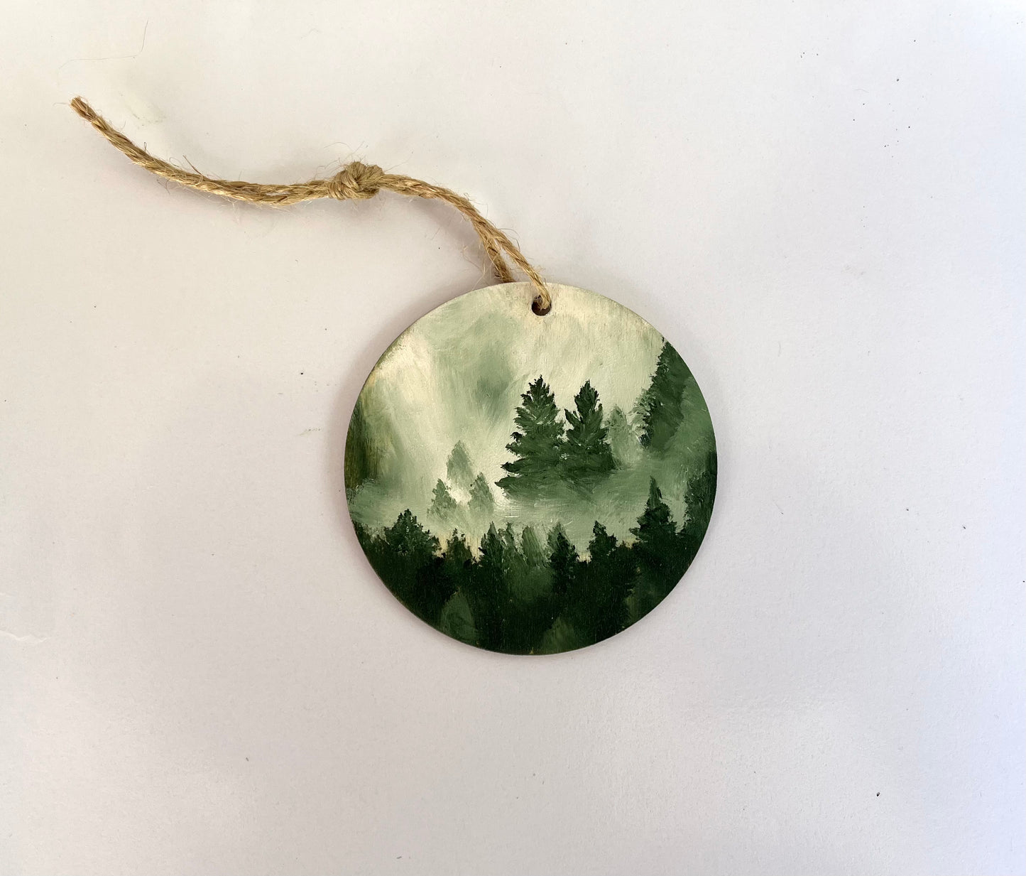 Fir Trees - Handpainted Christmas Ornaments